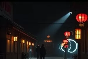《雾港长夜》封面：雨夜码头，两束手电光扫过集装箱缝隙