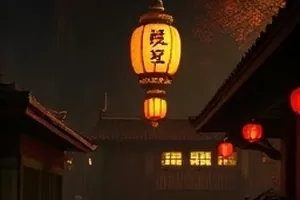 《冬青邮局》封面：雪后绿色的邮筒与门口一串脚印